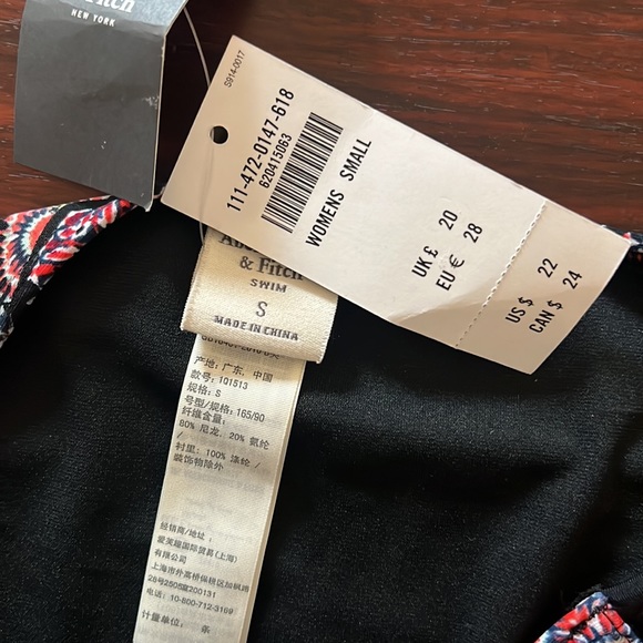 Women’s abercrombie & fitch bikini, boho, strappy small bottoms, large top - Picture 2 of 7